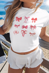 Put A Bow On It Baby Tee